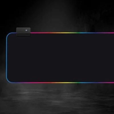 Porodo Gaming RGB Mousepad  Micro-Textured Surface For Control And Speed - Black